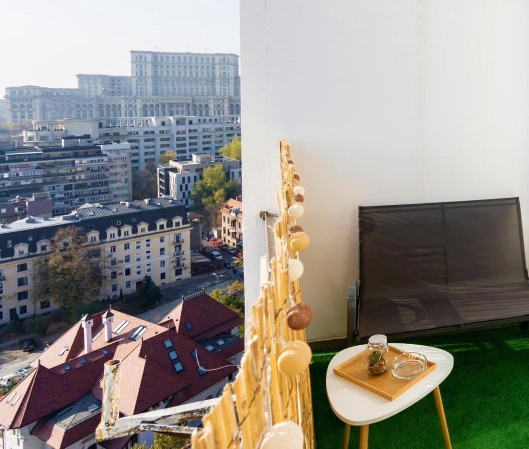 Central Apartment Tower Bucharest Luaran gambar