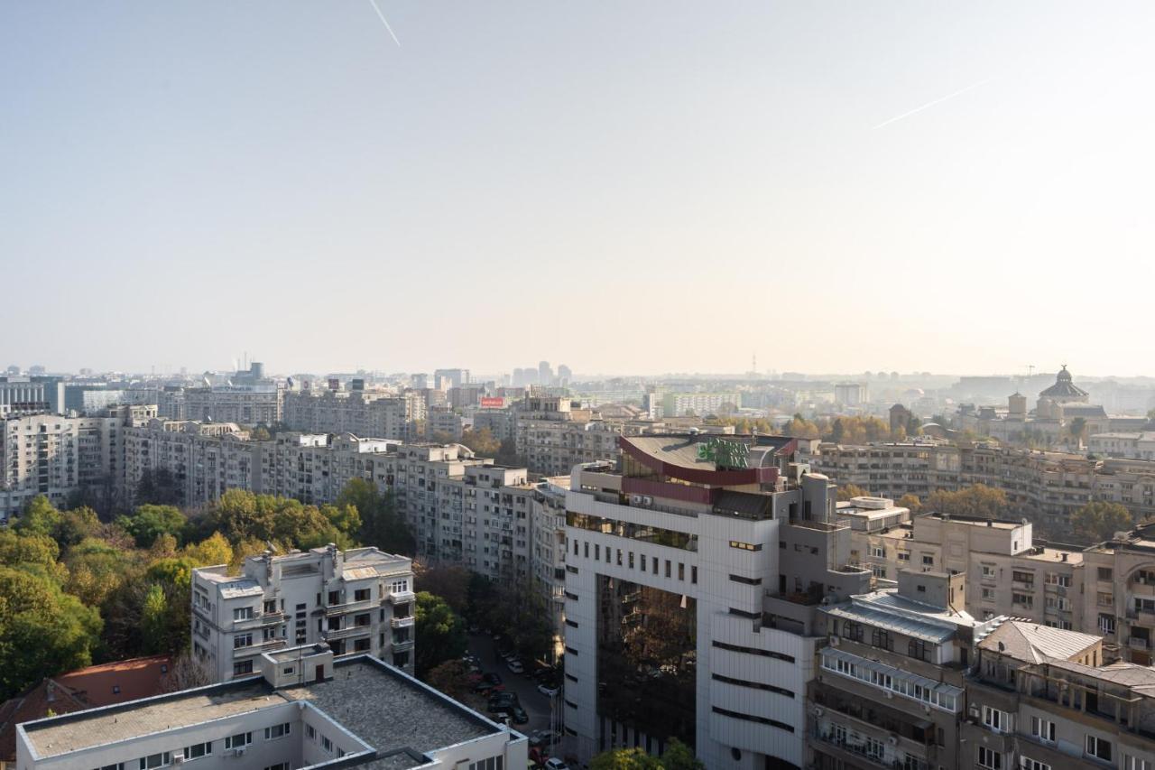 Central Apartment Tower Bucharest Luaran gambar